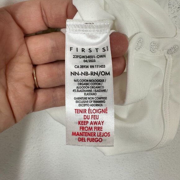 Firsts by Petit Lem Newborn Fall Pumpkin Cozy First Halloween Longsleeve NWT - Picture 2 of 6